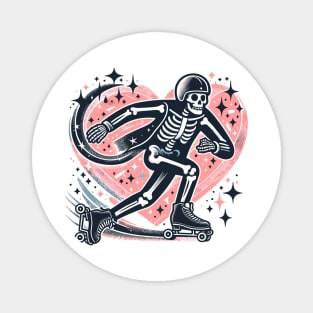 Skeleton Skater Magnet